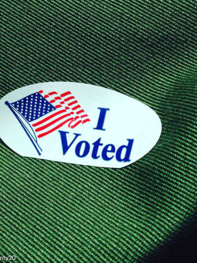 Voting sticker
