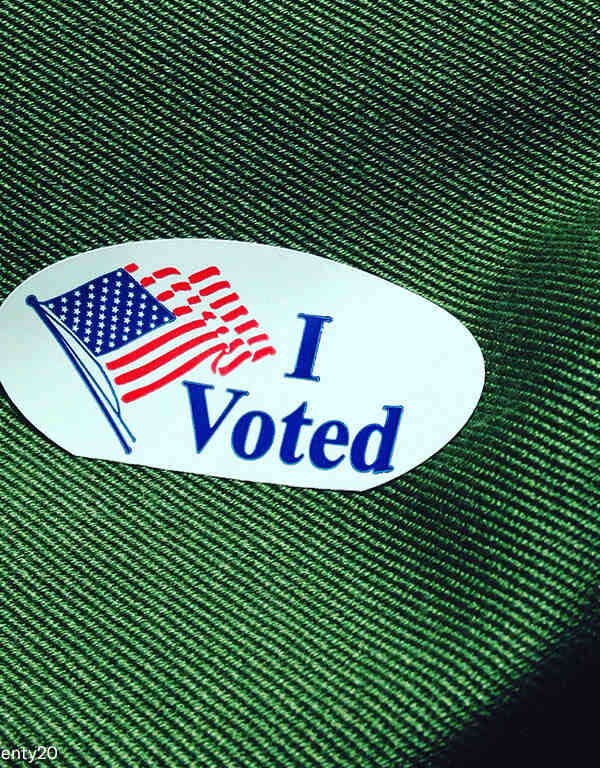 Voting sticker