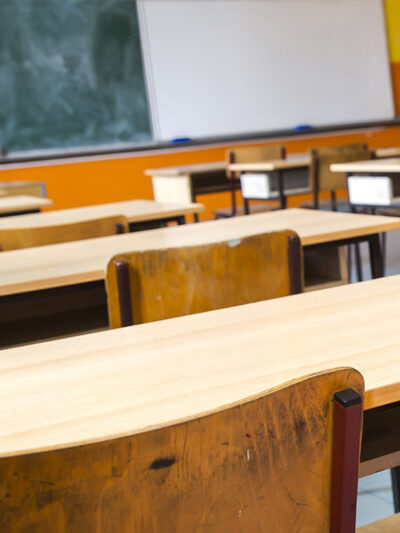 An empty classroom