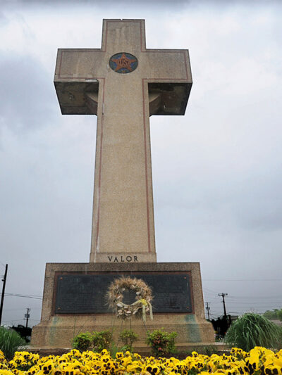 World War I memorial cross in Bladensburg, Md.