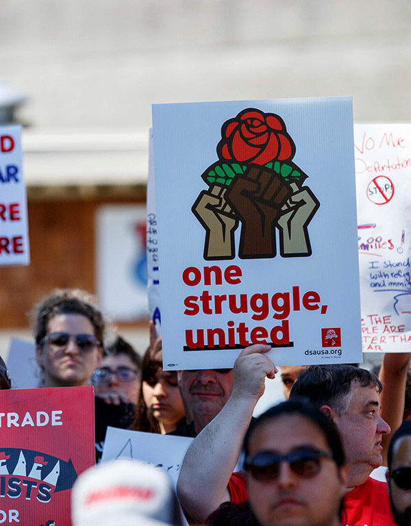 A demonstration against family separation