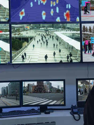 Screens with AI assisted analysis and surveillance of individuals