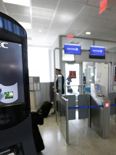 U.S. Customs and Border Protection facial recognition device