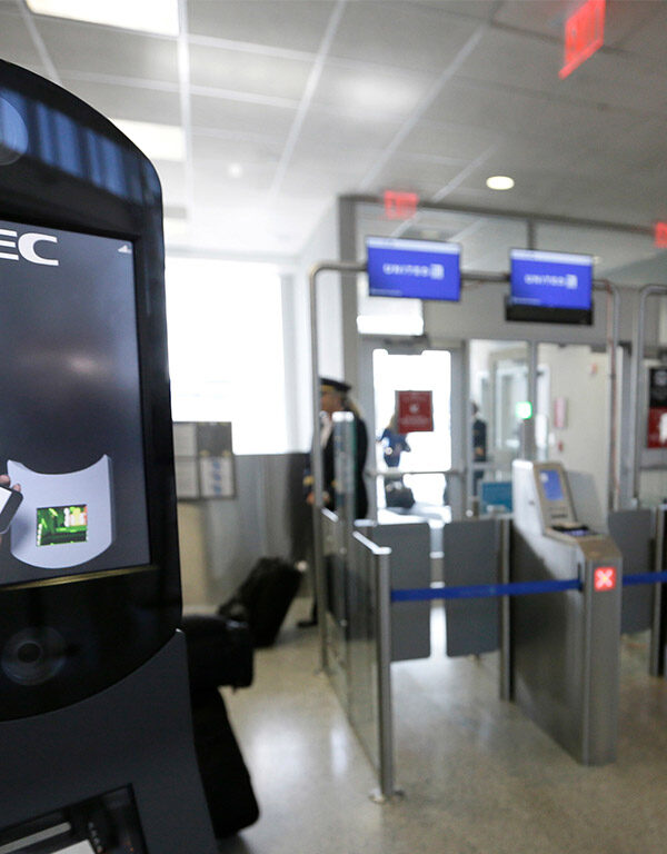 U.S. Customs and Border Protection facial recognition device