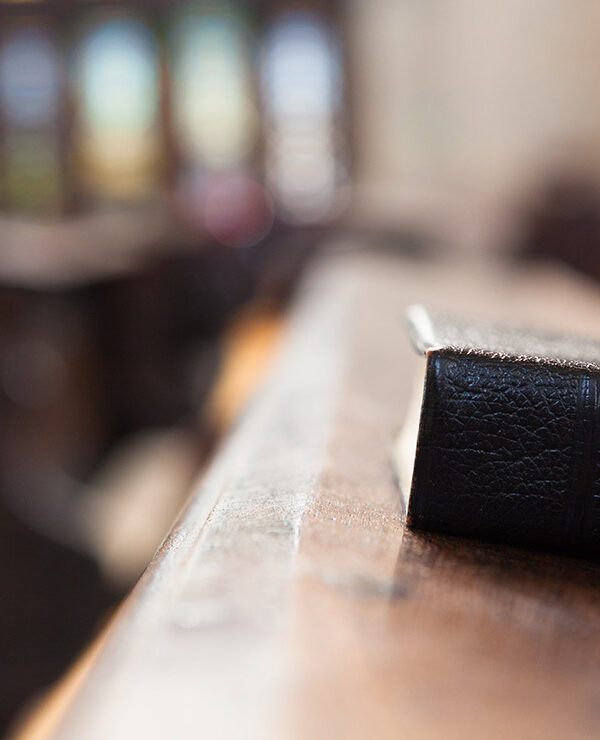 The side of a bible