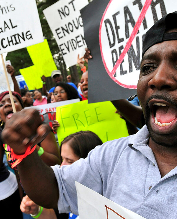 Protest of the execution of Troy Davis