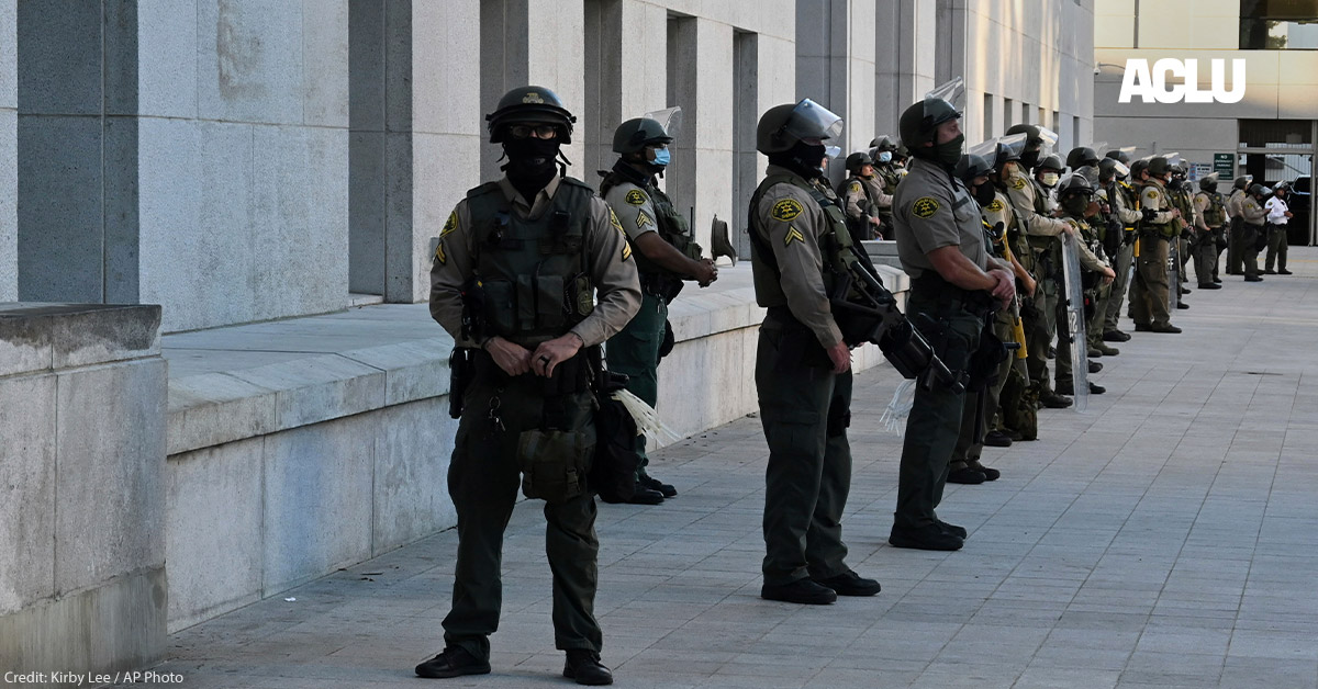 Divesting Kit Congress Can Lead the Charge on Divesting From Law Enforcement - ACLU ...