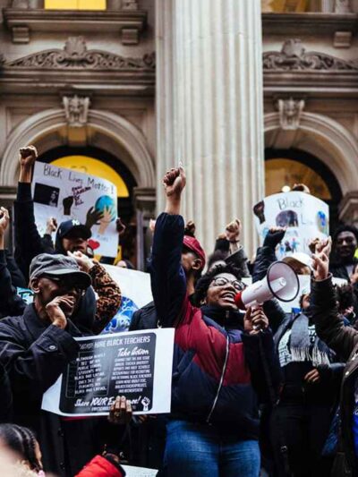 Protests at New York City Hall