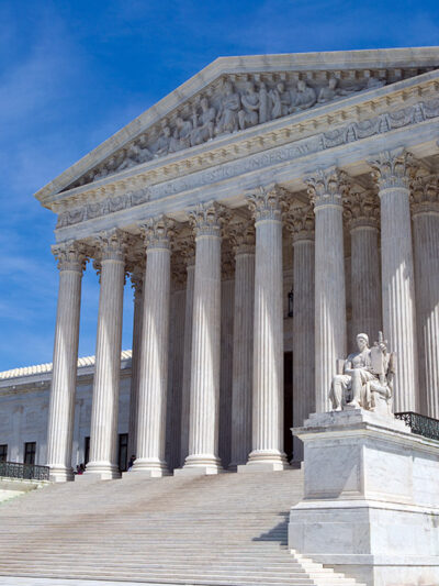 Photo of the Supreme Court building in Washington, DC