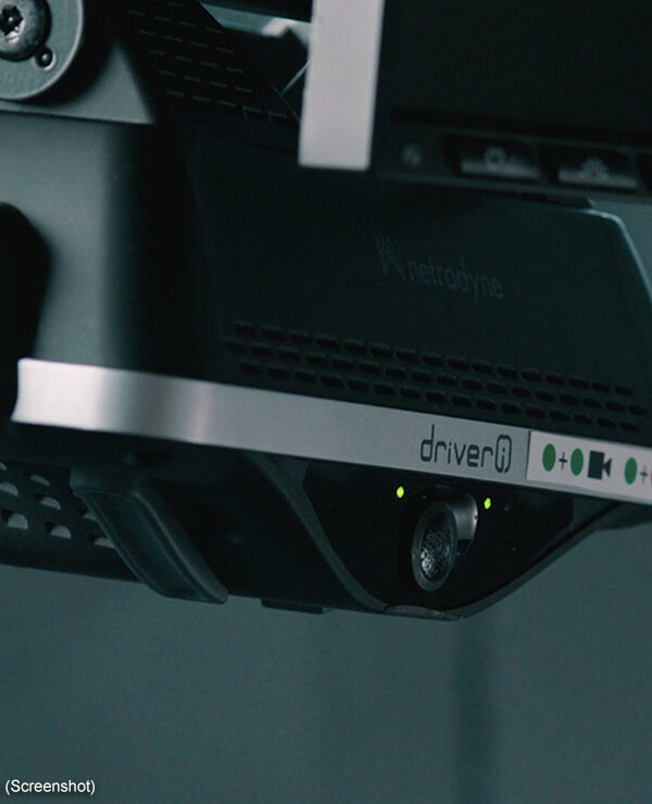 Amazon's driveri AI delivery van camera.