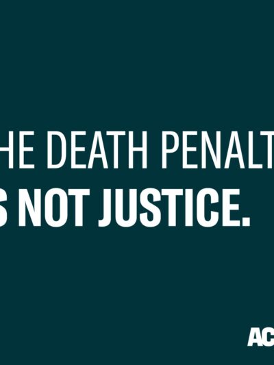 The death penalty is not justice
