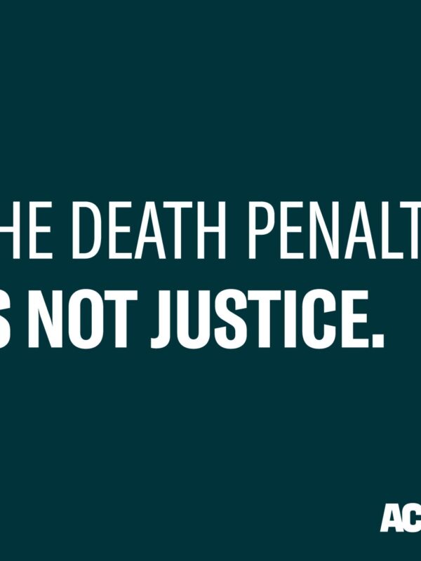 The death penalty is not justice