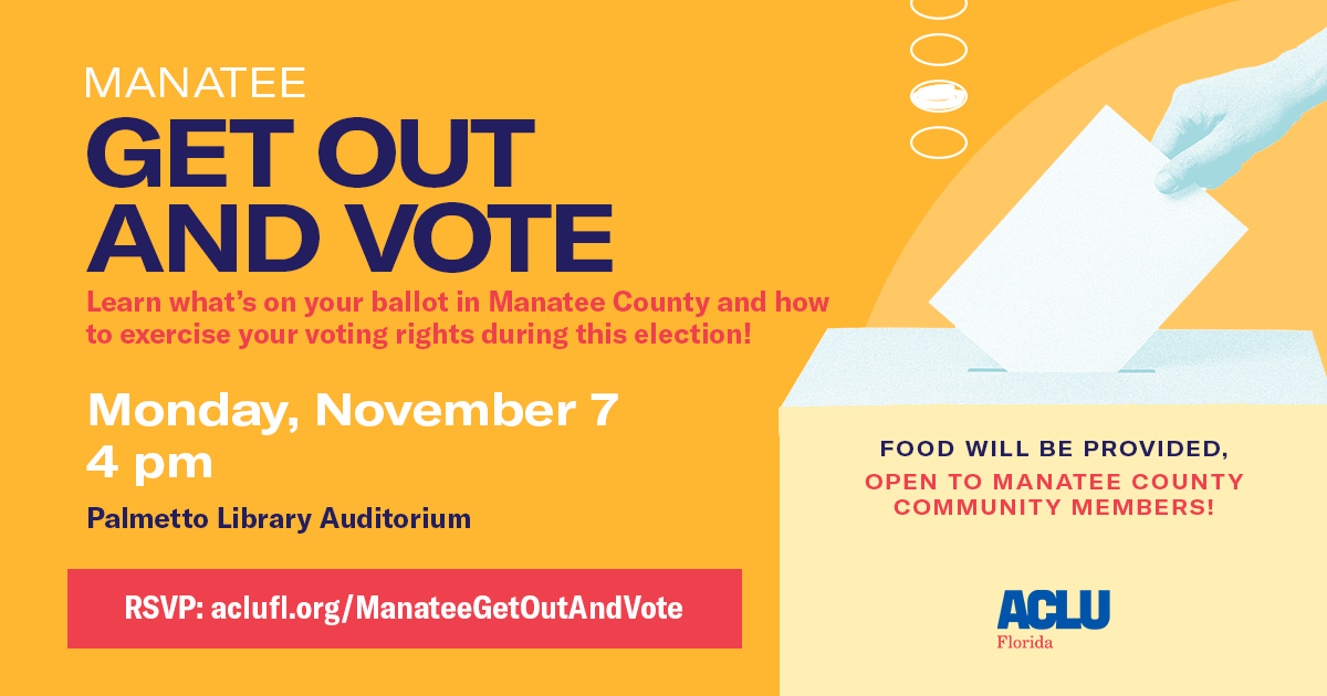 Know Your Rights Know Your Ballot - MANATEE 