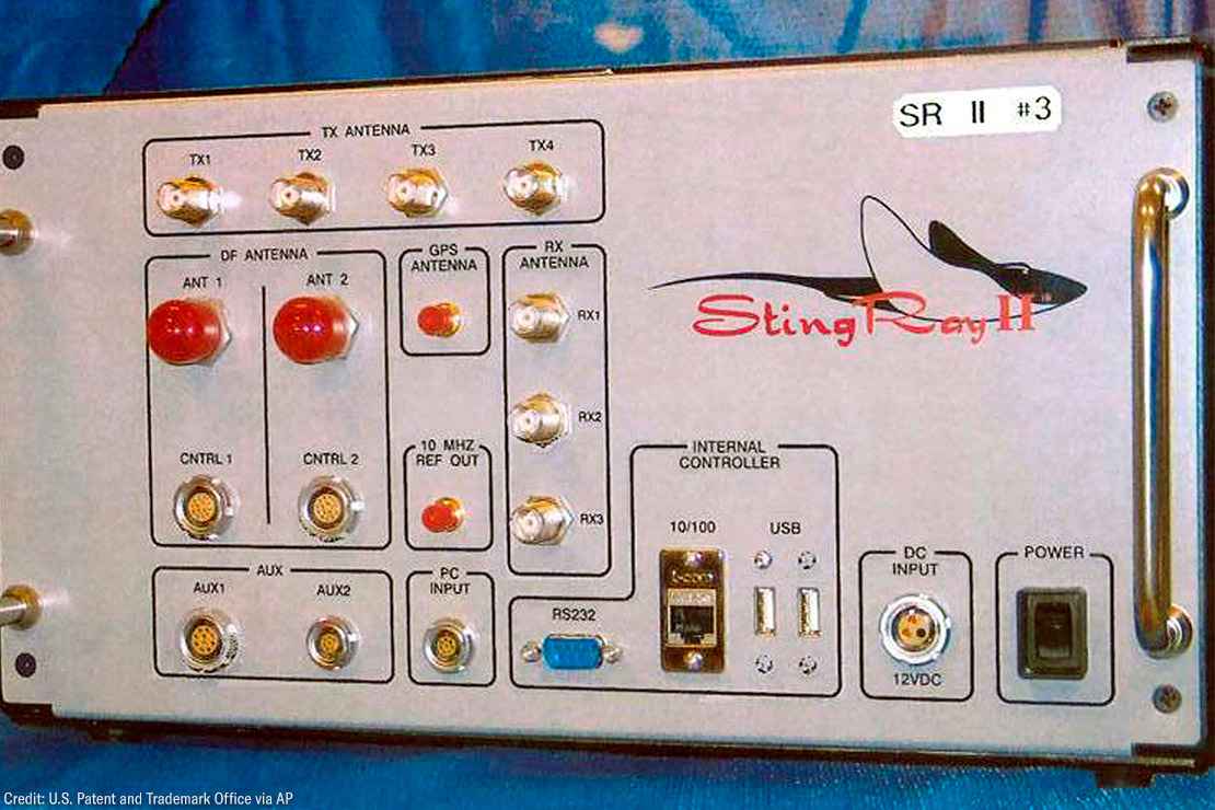 Stingray cell site simulator.