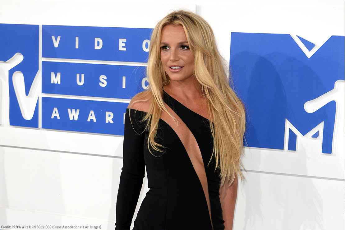 Britney Spears is shown arriving to the MTV Video Music Awards on June 28, 2016