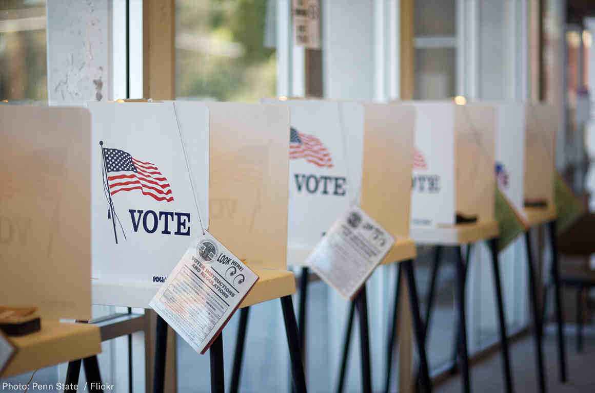 Voting booth