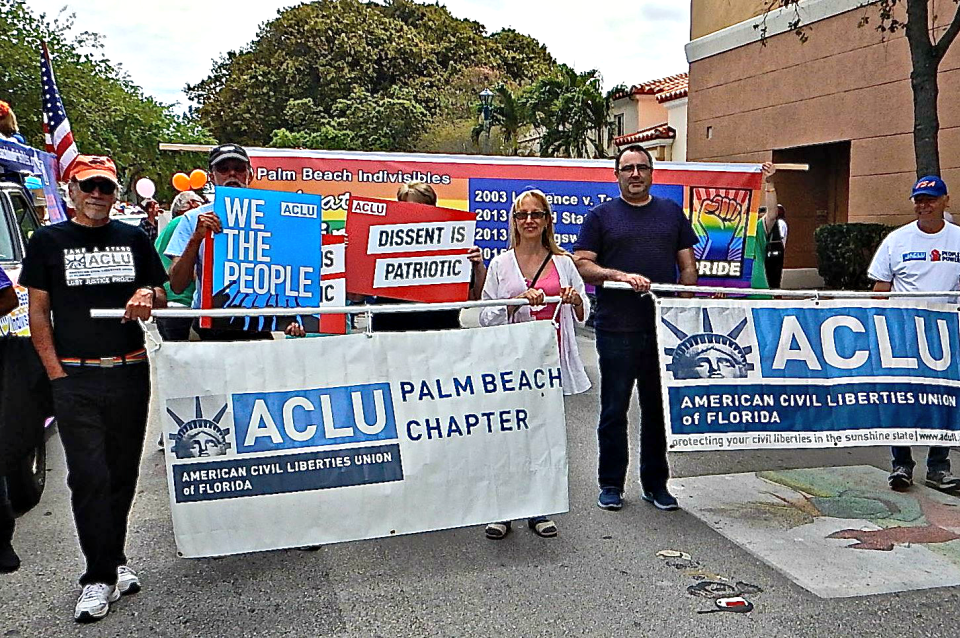 Palm Beach County Chapter Aclu Of Florida We Defend The Civil Rights And Civil Liberties Of All People In Florida By Working Through The Legislature The Courts And In The Streets