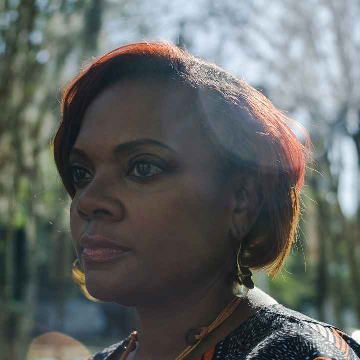 A close-up of Dr. Dana Thompson Dorsey.